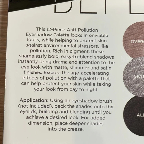 New in box Pur defense anti pollution eyeshadow palette - Picture 3 of 11